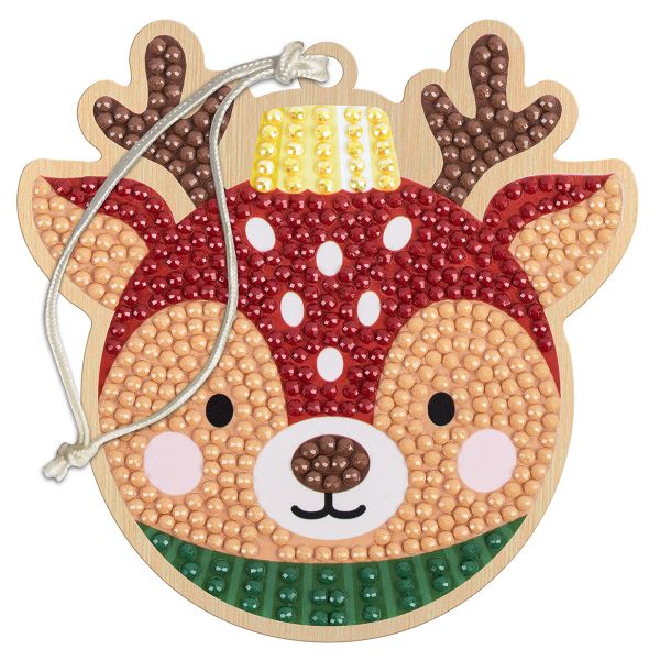 Кристальная (алмазная) мозаика Фрея ALVP-034, подвеска, Оленёнок, 10х10.5 см