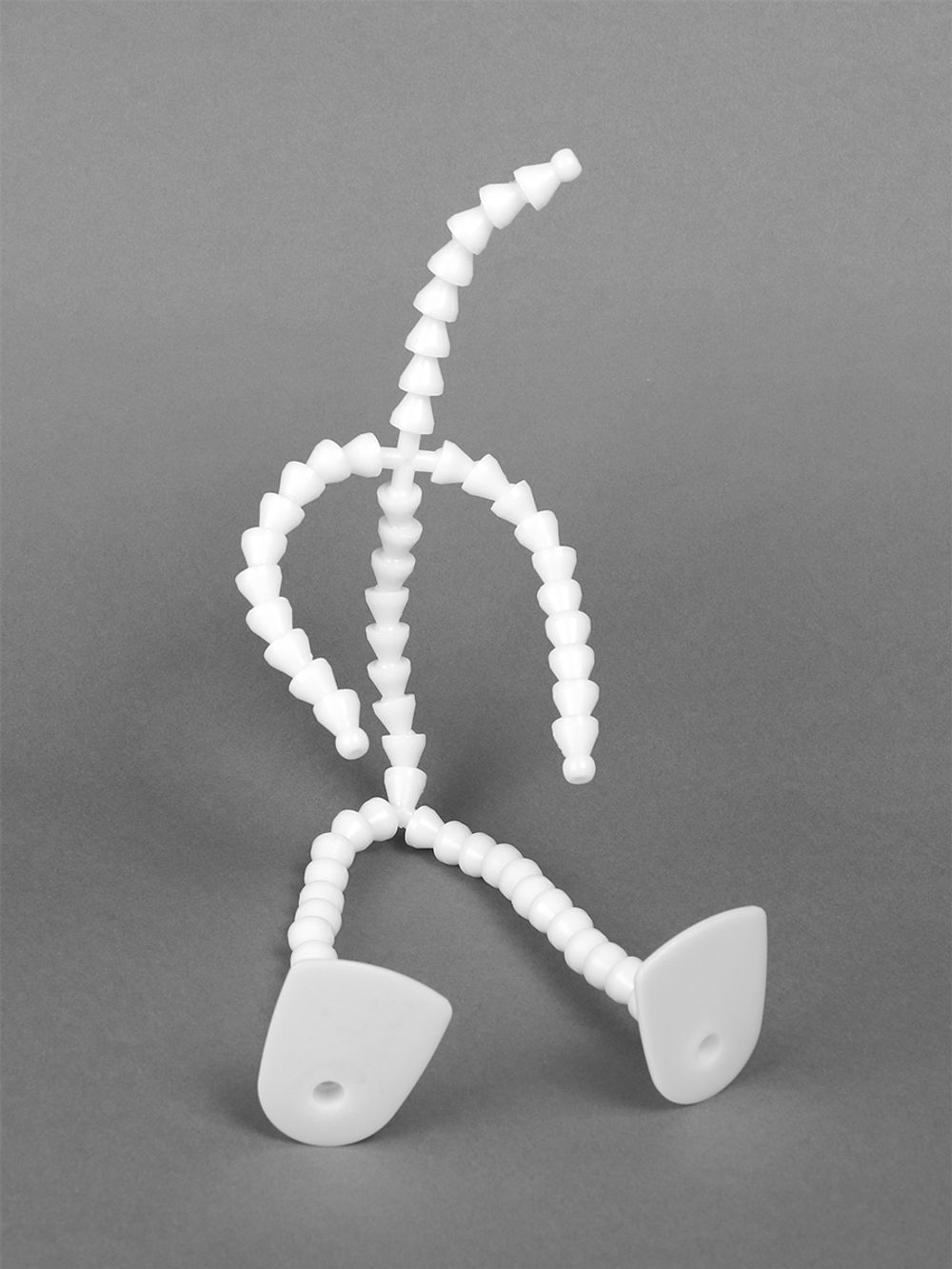 Скелет для кукол и игрушек 35 см, со ступнями ног 10 звеньев - 11 см, ноги 12 звеньев - 13 см