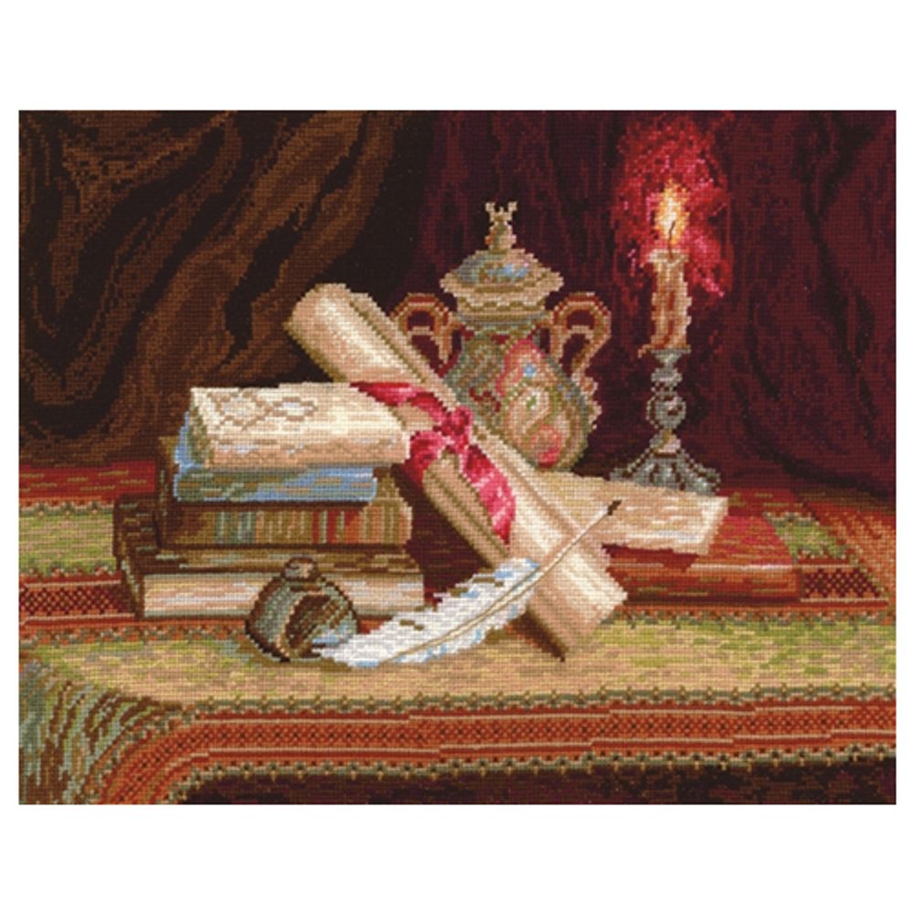 Набор для вышивания нитками Сделай своими руками, Ночная поэма, 37х28 см