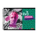 Альбом для рисования 100 г/м², A4 на гребне, 4 шт, 40 л, Игры разума 000238, Светоч 40АЛГР4_1_3_9