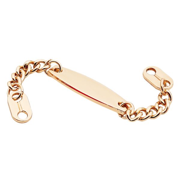 Вешалка-цепочка 100 мм, металл, золото, МТ_1861, 6 шт