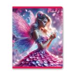 Тетрадь ученическая общая, выборочные блёстки, A5+ 48 л. на скобе 65 г/м², белизна 100 %, 10 шт, клетка, 01129 Микс-Розовый кристалл, Светоч Т83