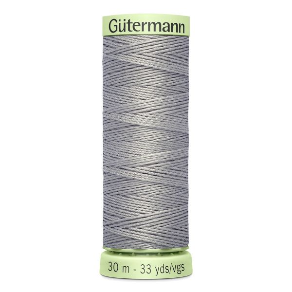 Нитки отделочные Gutermann Top Stitch, 30м, 634 пепельно серовато-зеленый, 5 катушек