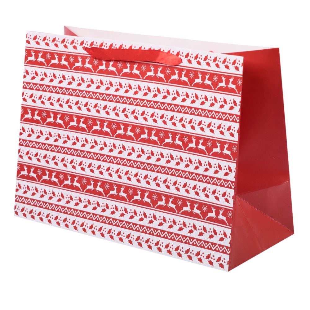 Подарочный пакет 210 г/м², 46х33х20 см, 12 шт, 01, Stilerra NCYXL