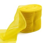 Лента для бантов (капрон) _8 см, 25 м (желтый) С3501