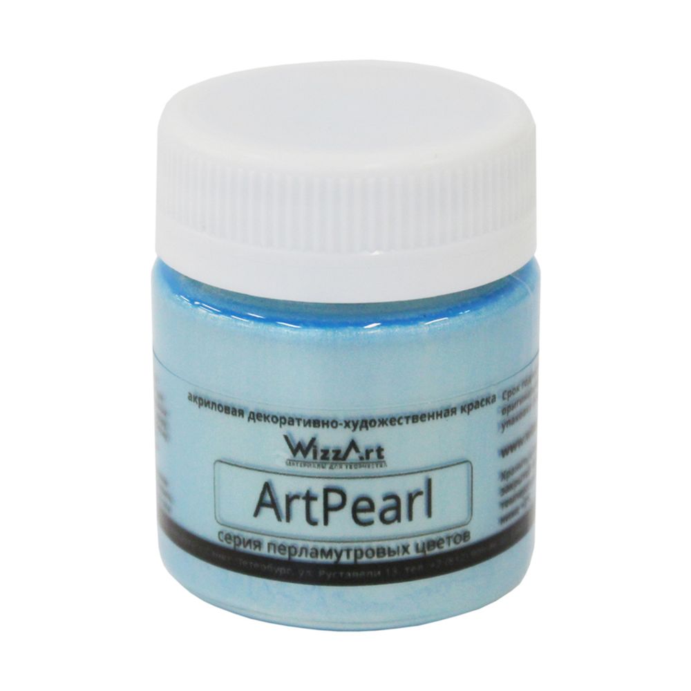 Краска акриловая ArtPearl, Хамелеон, голубой 40мл, WizzArt