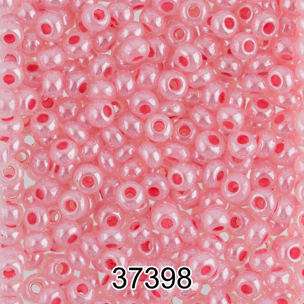 Бисер Preciosa круглый 10/0, 2.3 мм, 500 г, 37398 (Ф359) розовый