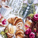 Набор для вышивания нитками Чудесная игла, Парижское утро, 30х40 см