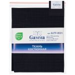 Ткань костюмная 191 г/м², 150х150±2 см, 06 черный/black, Gamma SUTF-002N