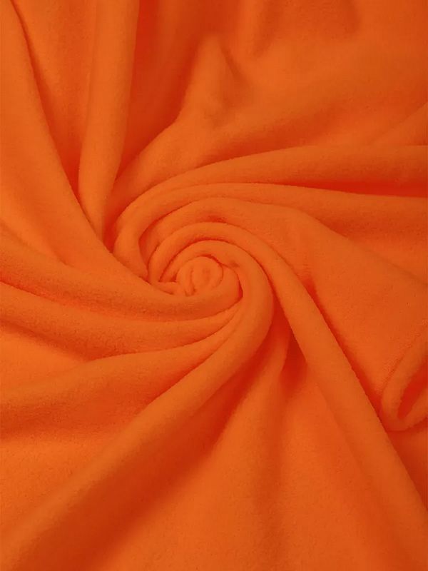 Флис 2-сторонний 190 г/м², 150 см / 10 метров, N-TBY-0059-157, цв.F157 оранжевый