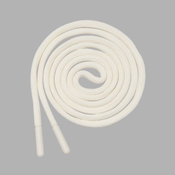 Шнурок декоративный круглый ⌀5.0 мм / 135см, 1 шт, 39 молочный, 3AR2808