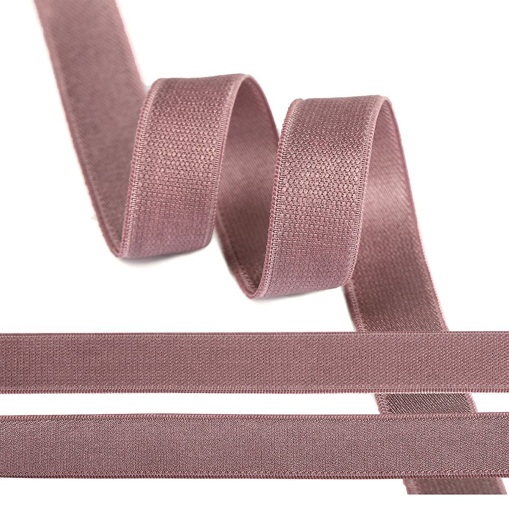 Резинка бельевая (бретелечная) 15.0 мм / 20 метров, TT-SAP15, сумеречная сирень Резинка бельевая (бретелечная) 15.0 мм / 20 метров, TT-SAP15, сумеречная сирень