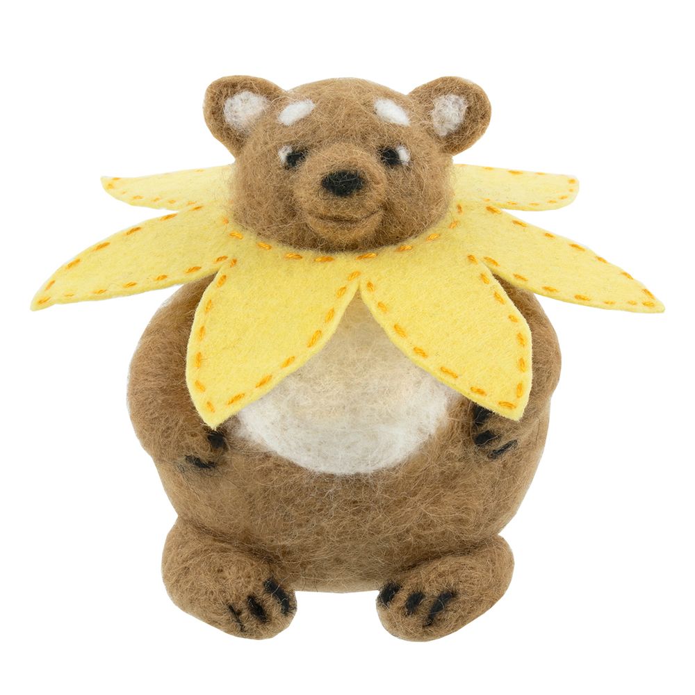 Набор для валяния Miadolla WT-0219, Мишка Георгий, 8 см