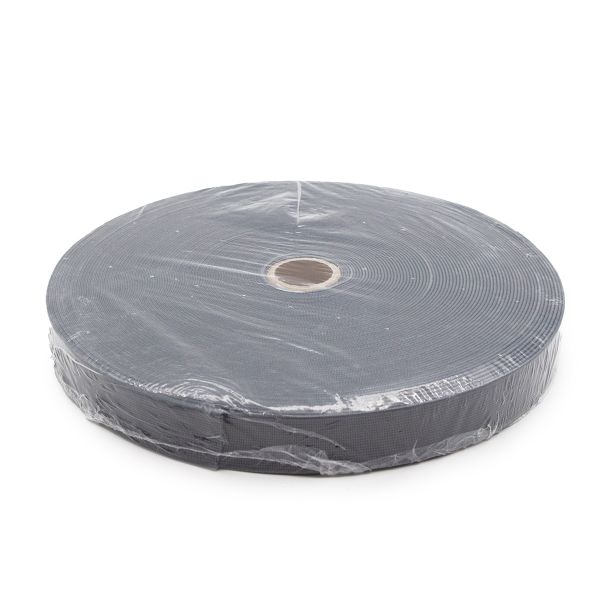 Резинка вязаная 25.0 мм / 25 метров, т.серый