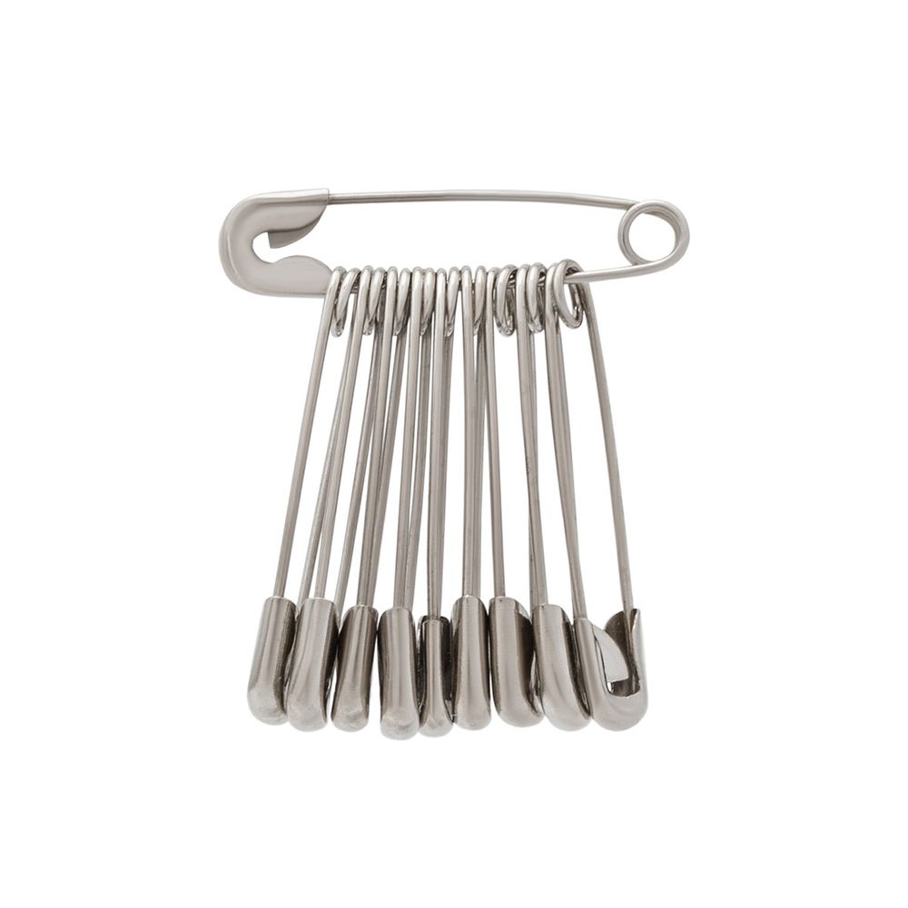 Булавки английские l=18 мм, 1728 шт, никель, 0333-5400