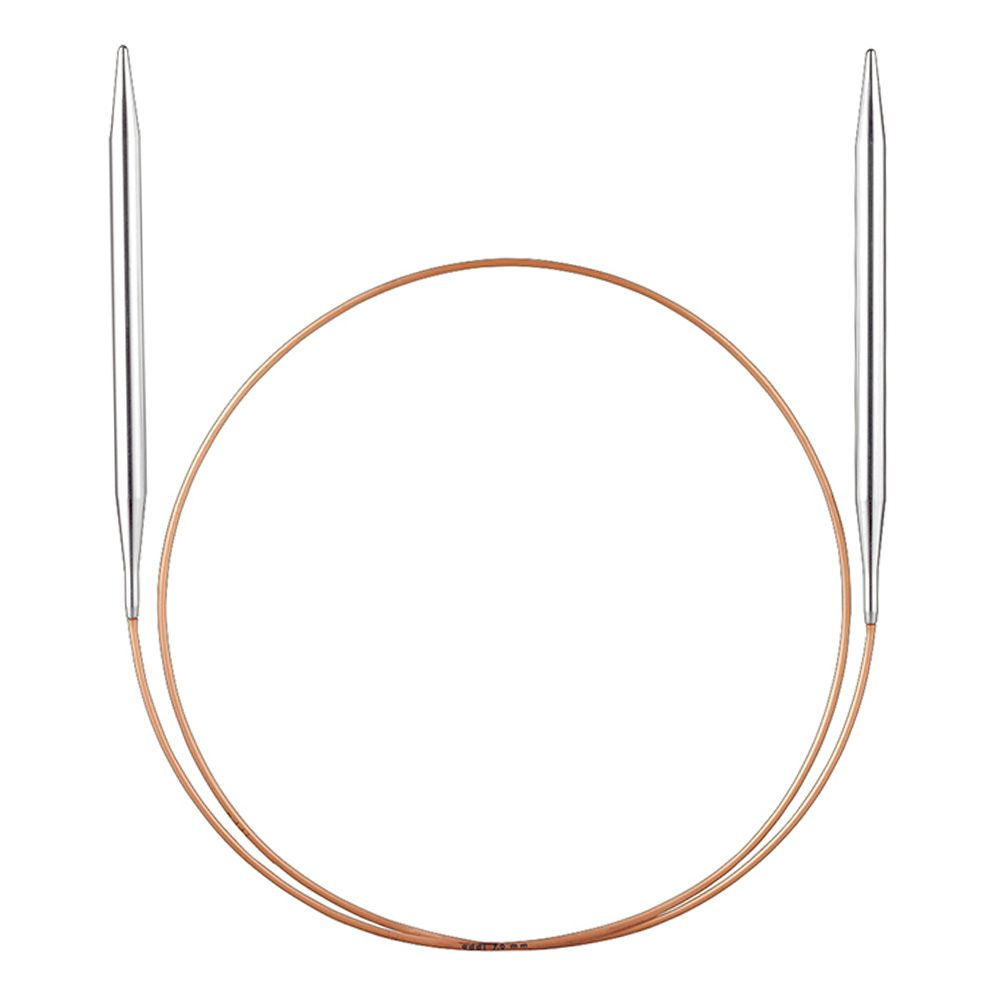 Спицы круговые Addi экстратонкие, латунь ⌀1.5мм, 80 см /TOS/