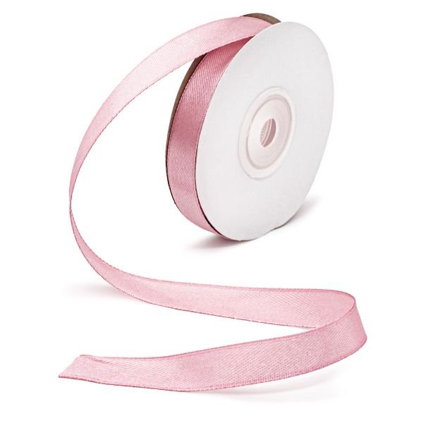 Лента атласная 1-сторонняя 12.0 мм / 27.4±2 метров, 6047 гр.розовый 8044 / пыльно-розовый 020, Globus