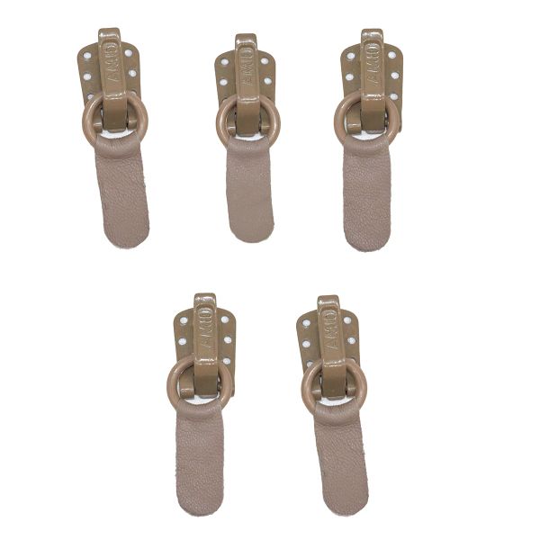 Крючок шубный Amii 50 мм, RAL 7006, 50 шт, т.бежевый