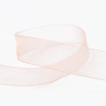 Лента капроновая (органза) 25.0 мм / 22.8±1 метра, 003 бл. кремовый, Blitz OR-25