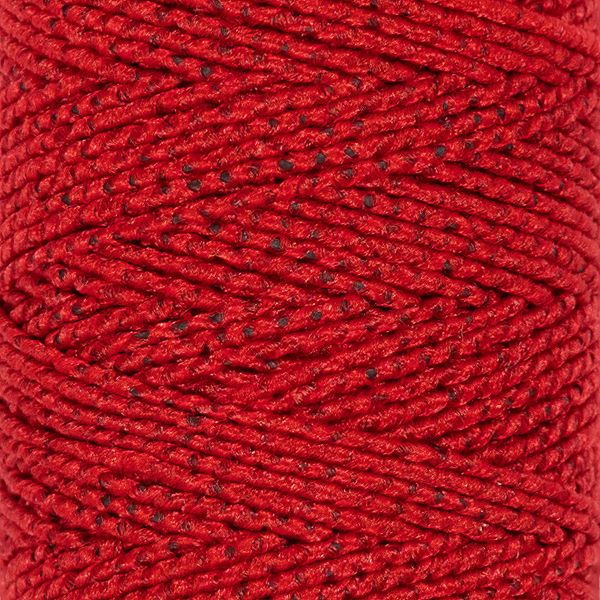 Нитки спандекс ⌀0.6 мм, набор 10 катушек по 25 метров, 112 красный, Gamma ET-10