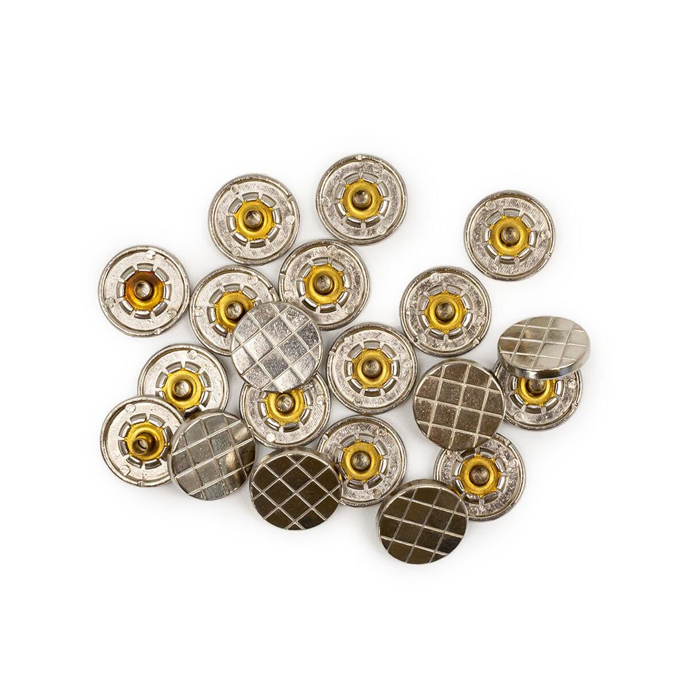 Часть кнопки 5/15 никель мет. клетка, 20 шт