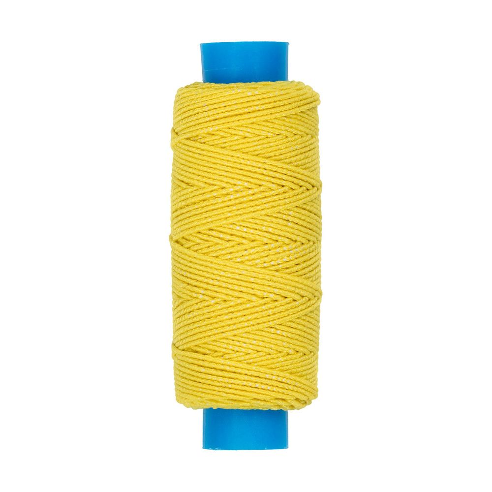 Нитки спандекс ⌀0.6 мм, набор 10 катушек по 25 метров, 385 я.желтый, Gamma ET-10