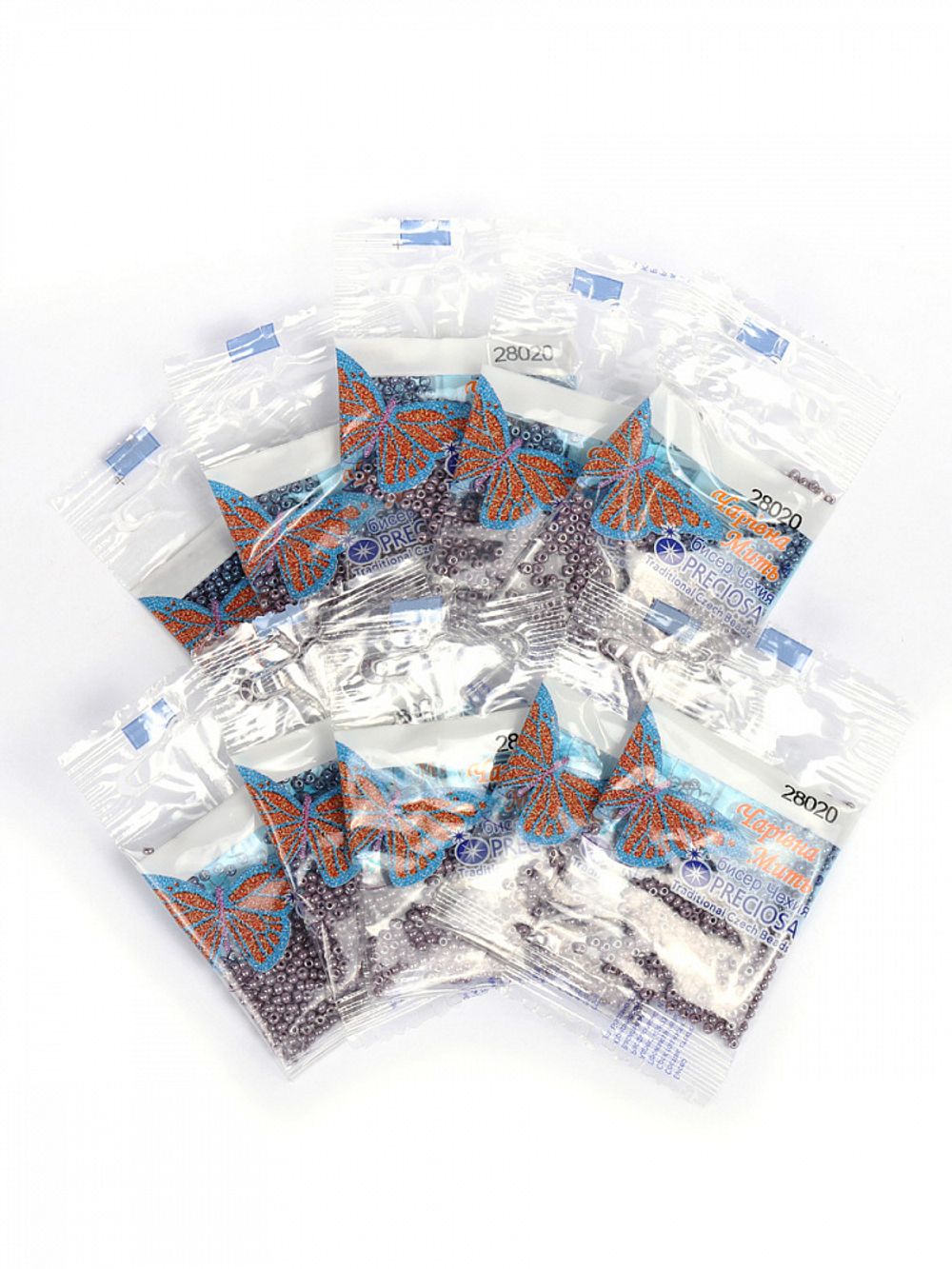 Бисер Preciosa 10/0 (2.3 мм), 50 г (10х5 г), цв. 28020
