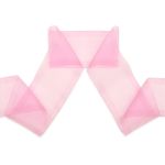 Лента для бантов (капрон) 11 см, 25 м (розовый) С3503
