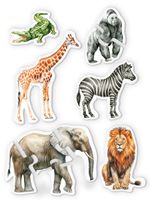 Пазлы для малышей Животные Африки 18 элемент, Фрея PZL-BК-011