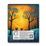 Тетрадь ученическая общая, матовый сплошной лак+запечат.форзац+титул лист A5+ 48 л. на скобе 65 г/м², белизна 100 %, 10 шт, клетка, 01122 Загадочные коты, Светоч Т76