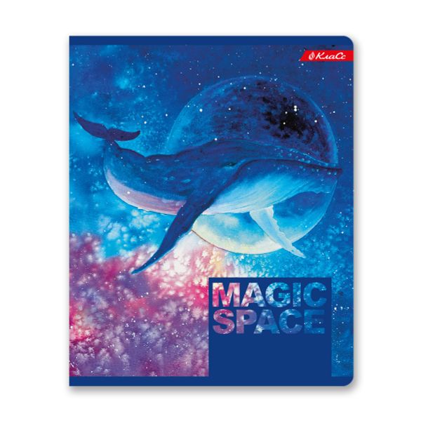 Тетрадь ученическая общая, A5+ 96 л. на скобе 65 г/м², белизна 100%, 5 шт, линия в термоусадочной пленке, 000353 Вселенная, Светоч 96ТСК5_1_3_2