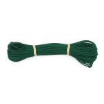 Резинка шляпная (шнур эластичный) ⌀2.0 мм / 30 метров, т.зеленый