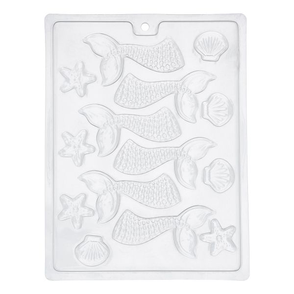 Форма для шоколада пластик, 1 шт, №05 Хвост русалки, S-Chief PPC-0100