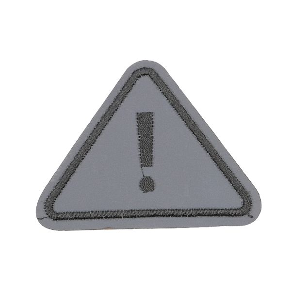 Термоаппликация светоотражающая Внимание, 69х52 мм, LA422, 3 шт