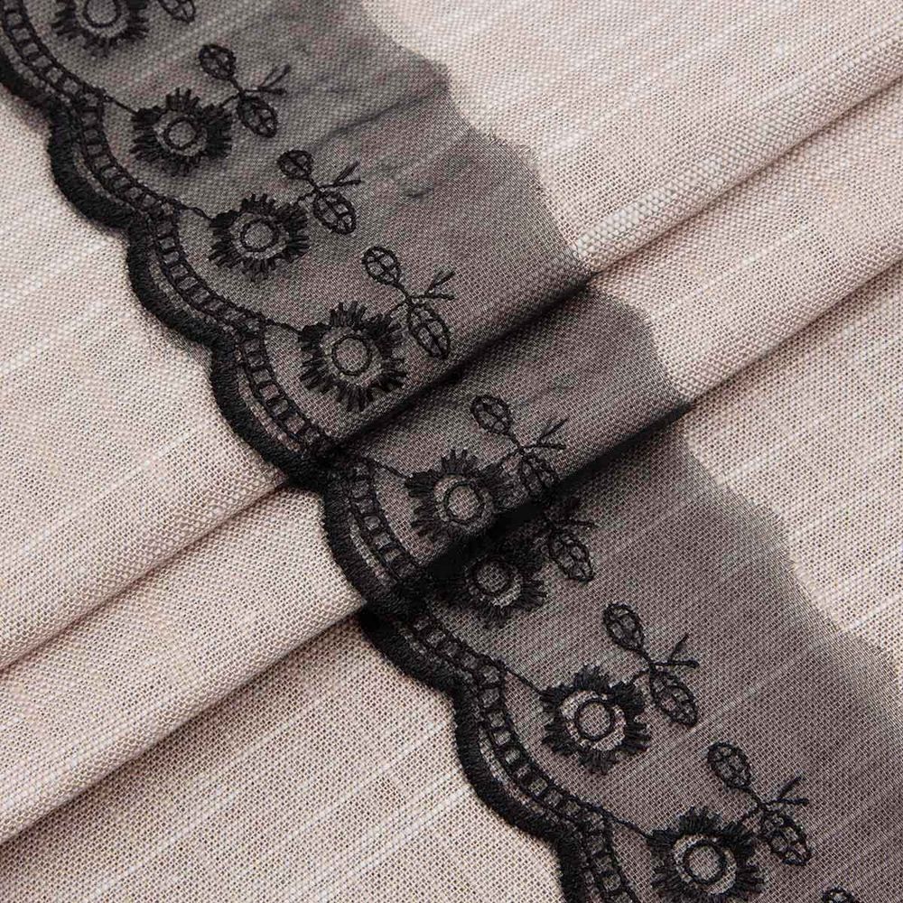 Кружево капроновое 53 мм / 13.71м, цв.черный