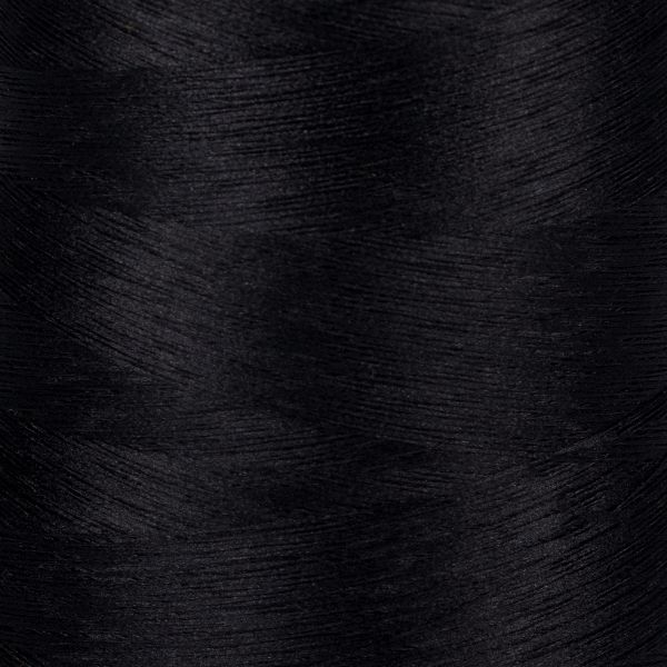 Нитки универсальные текстурированные Nitka U, 150D/1, 5000 м / 1 кат., 000 черный