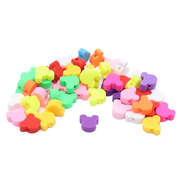 Бусины полимерная глина набор Мышата, 50 шт/упак, Astra&Craft, ZZ1366