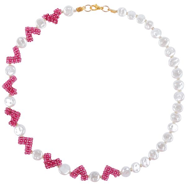 Набор для бисероплетения Klart 11-508, Чокер Яркие сердечки