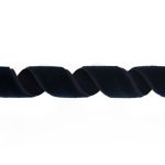 Лента бархатная (тесьма) 19-21.0 мм / 10±0.5 метров, т. синий, Blitz С3513Г17