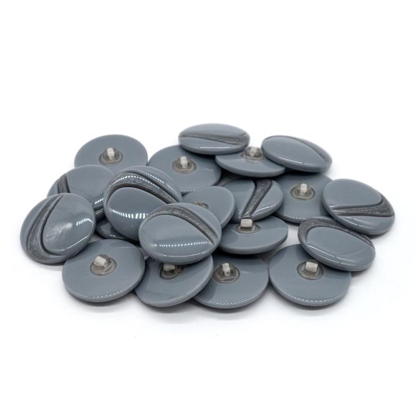 Пуговицы на ножке 3.01-1294-34, св.серый, 20 шт