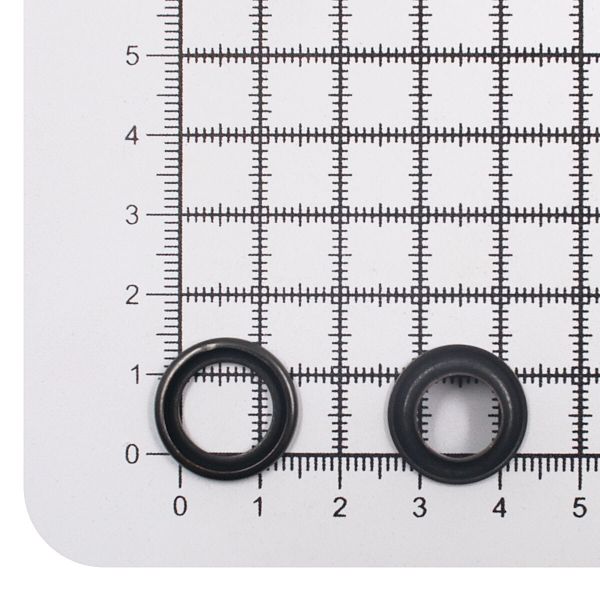 Люверсы металл ⌀11.0 мм (внутр.), латунь черный, цв, Prym, 15 шт