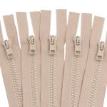 Молния трактор Arta Т6 (6 мм) 1 зам., разъем., 65 см, цв. 105 св.бежевый, уп.5 шт