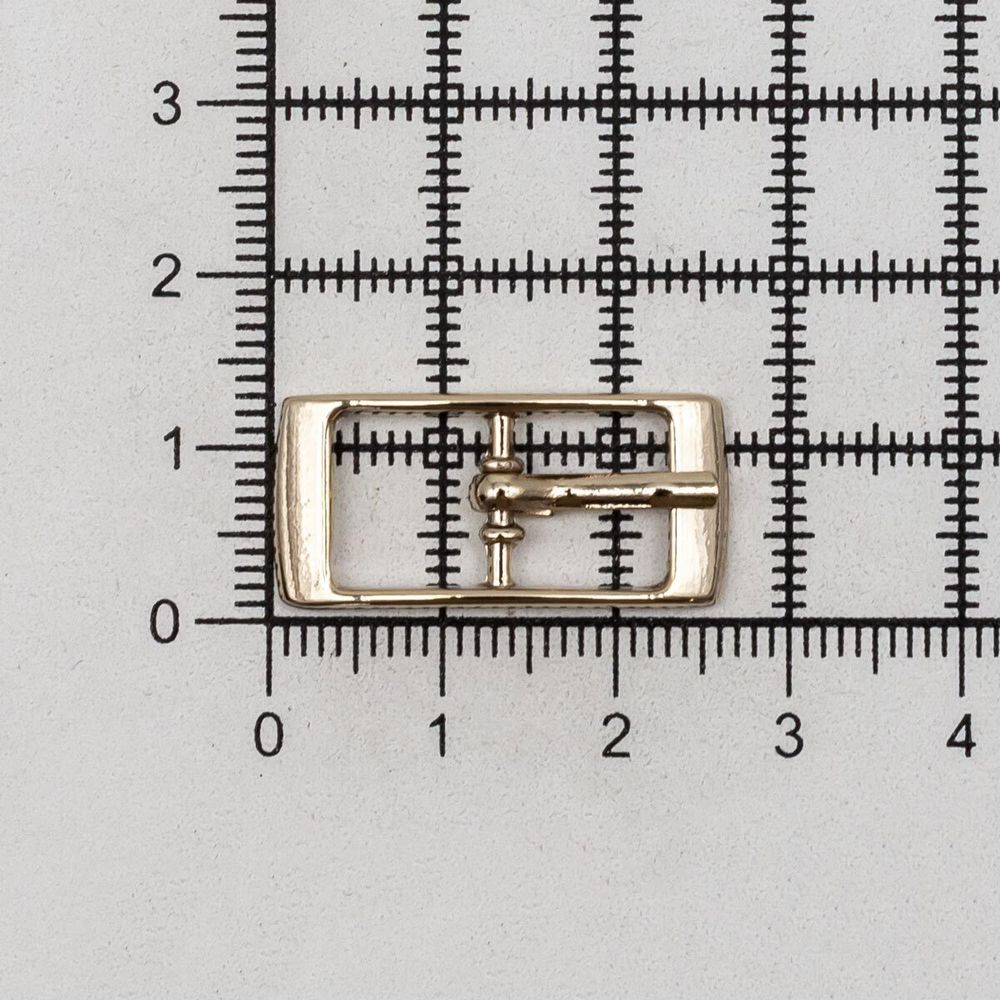 Пряжка ременная металл 10 мм (внешн. 12х26 мм), золото, 20 шт, BIG