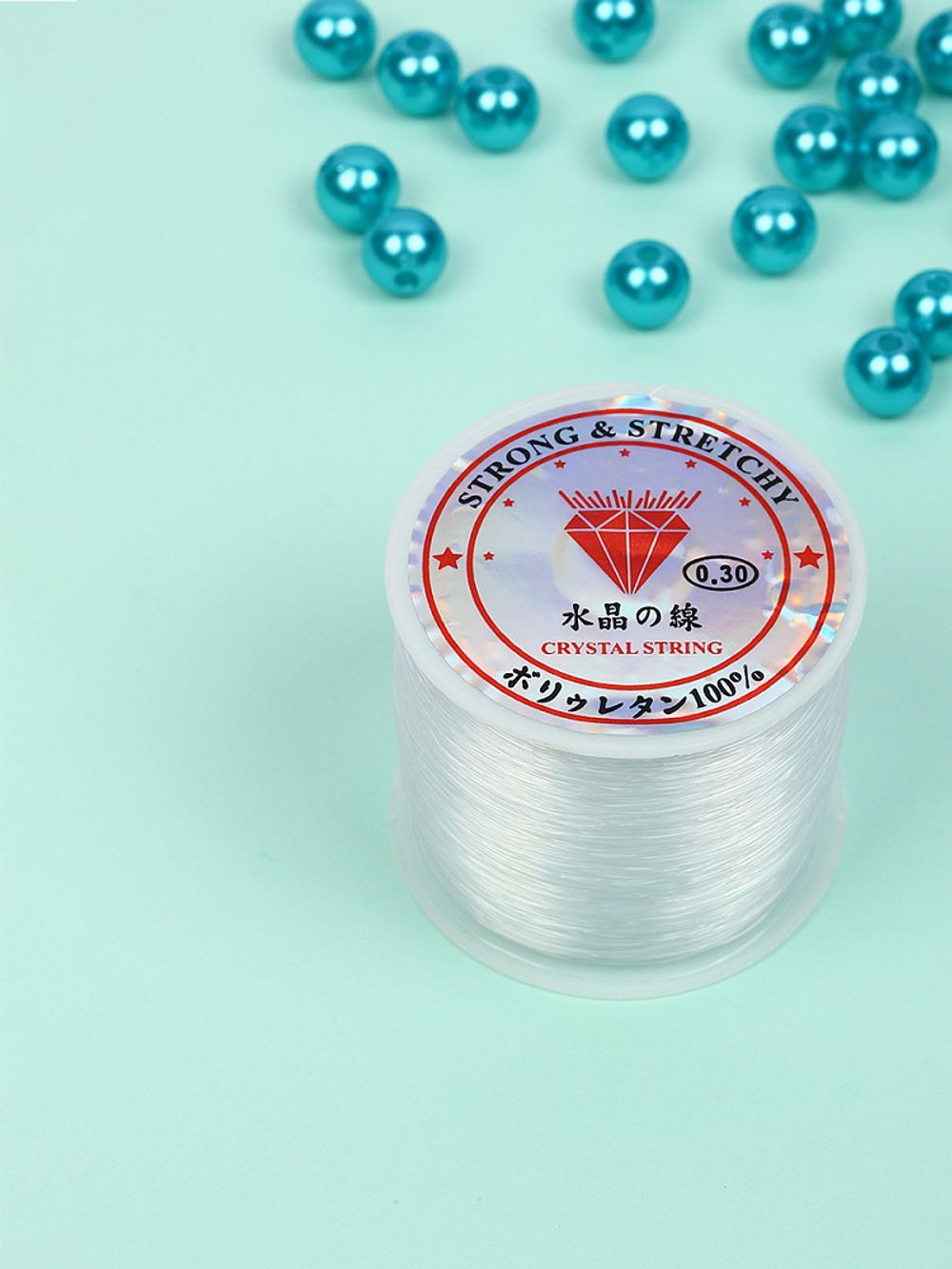 Нить-леска 0.3 мм, 200м цв.белый