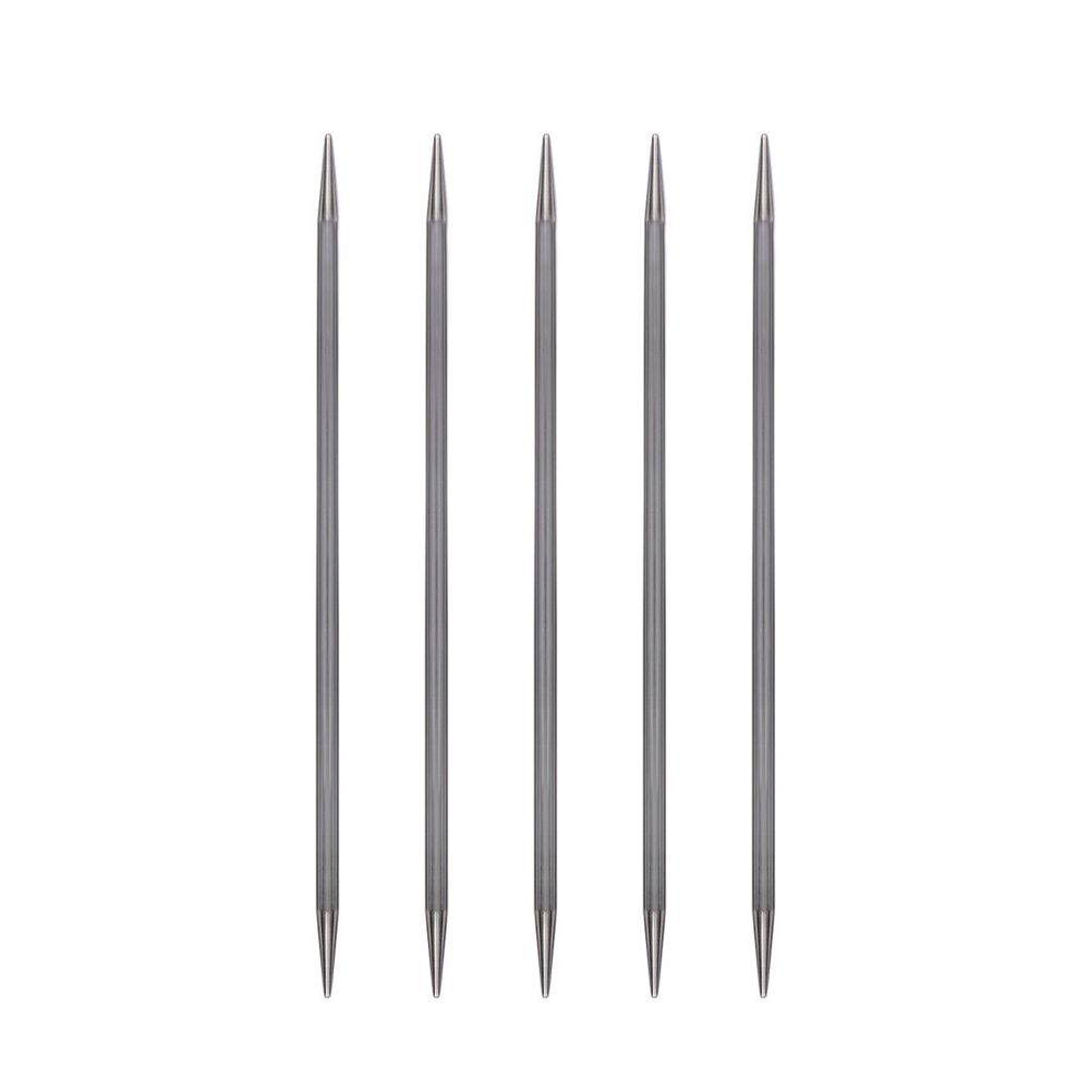 Спицы чулочные металл ⌀4.0 мм, 15 см, 5 шт, Gamma MK5-15