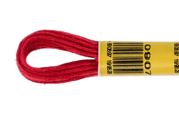 Мулине ПНК им.Кирова цв.0907 св. бордовый, Россия, 24 мотка по 8 метров