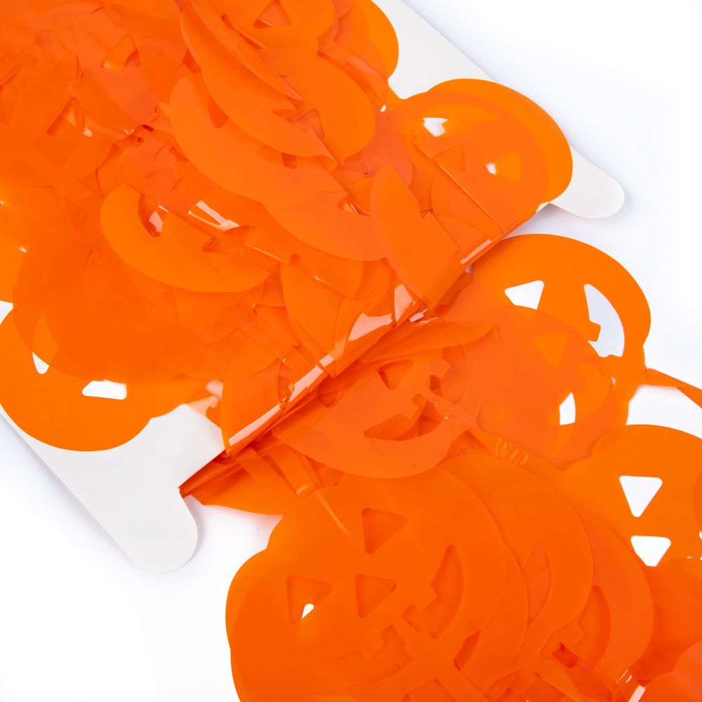 Занавес Дождик 100х200 см, 02_оранжевые тыквы, Boomzee GBZ-14