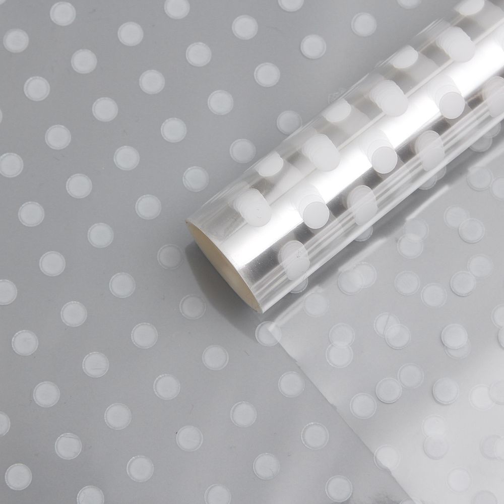 Пленка Крафтовый горох 70 см / 9.14±5% метра, белый, ПБР0005