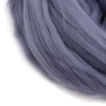 Шерсть для валяния полутонкая 100%, 100г (174 стальной)