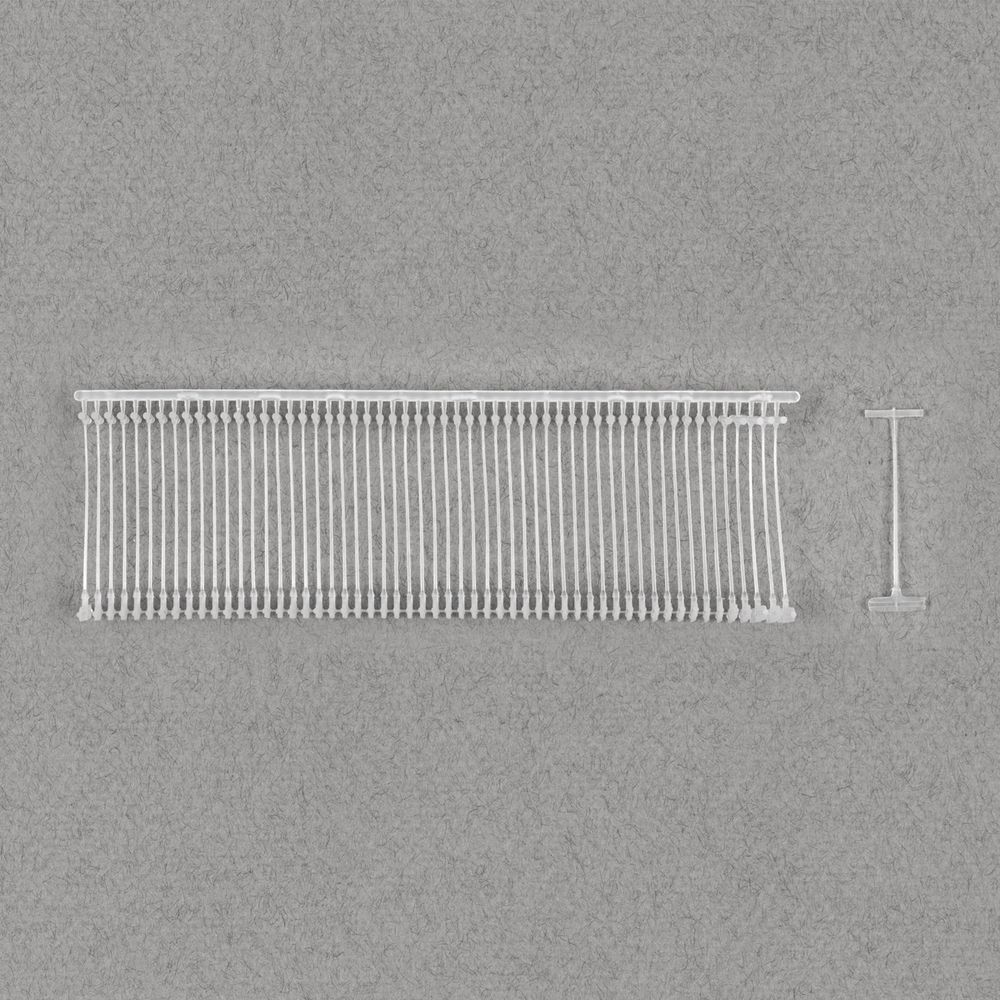 Держатели этикеток к этикет пистолету 25 мм, 5000 шт, прозрачный, Micron TPS-01